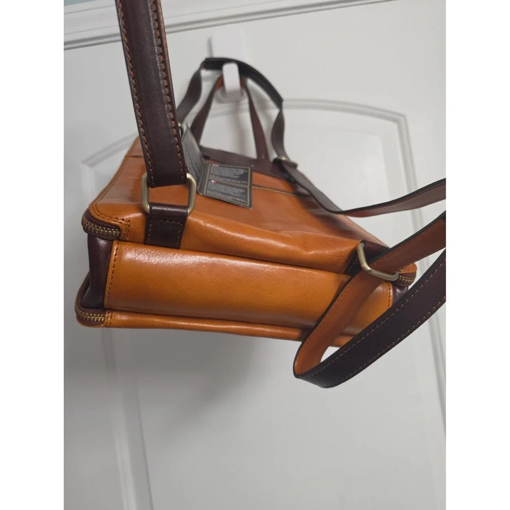 Cuoieria Fiorentina women's brown Tuscan real leather backpack Made in Italy